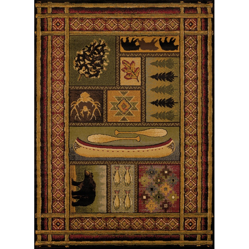 750-Lodge_Canvas Synthetic Blend Indoor Area Rug by United Weavers