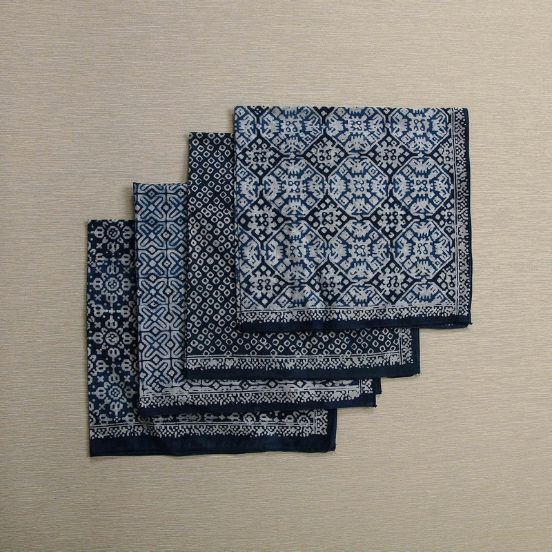 Indigo Batik bandana