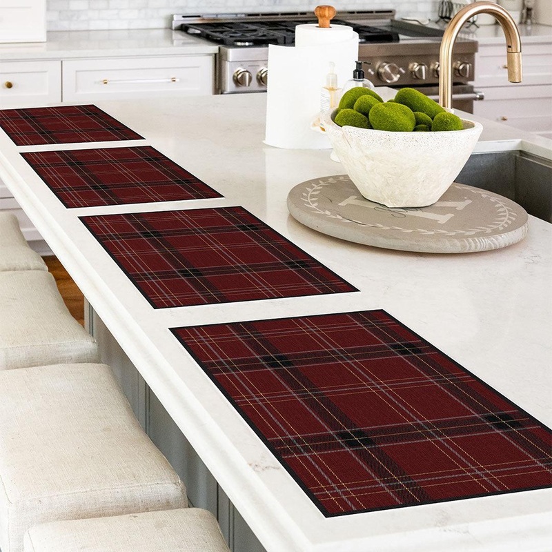 Joy Placemat | Red – Premium Vinyl Mat