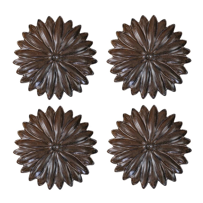 6.5″ Stoneware Flower Shaped Plate