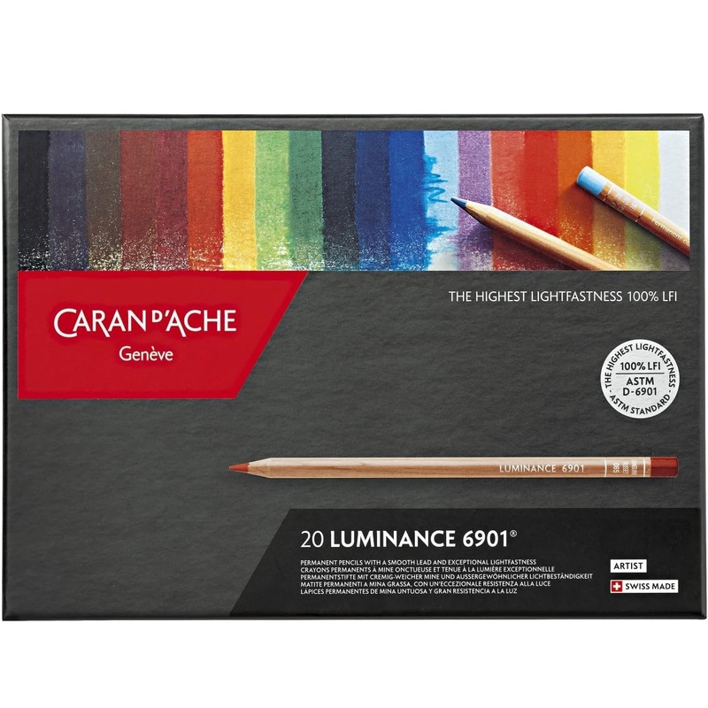 Caran d’Ache Colouring Pencils Luminance Portrait Assortment 20 Colours