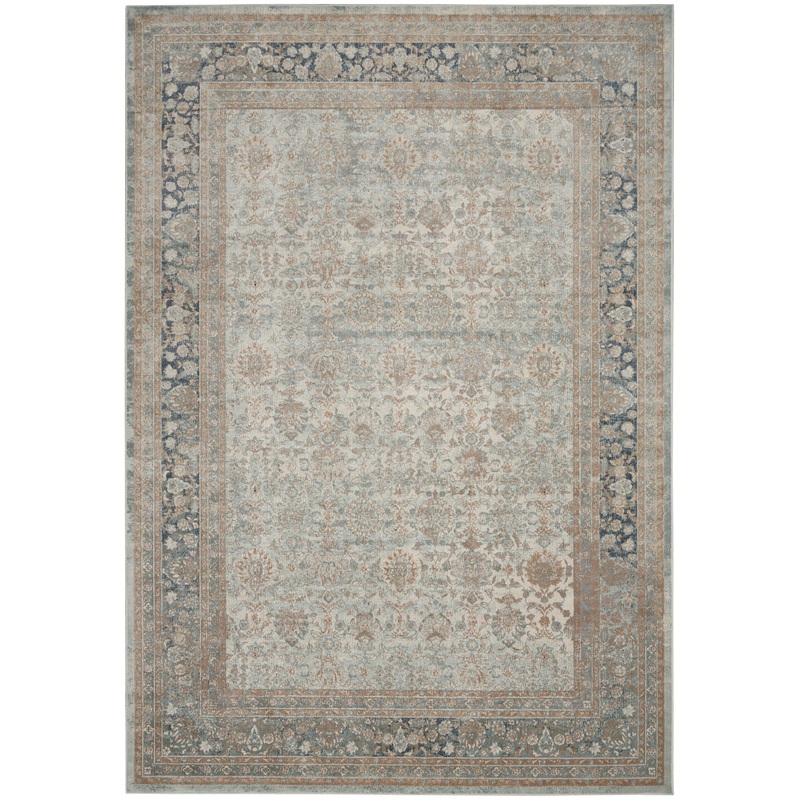 Nourison Home Malta 7’10” x 10’10” Cloud Vintage Indoor Rug