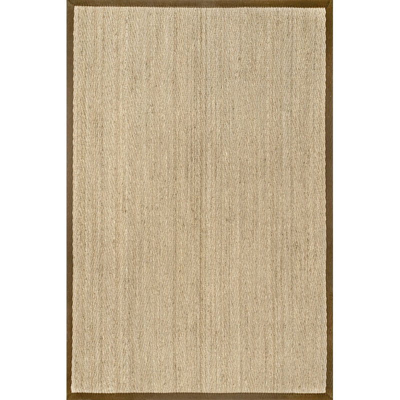 Seagrass Herringbone Rug | Brown