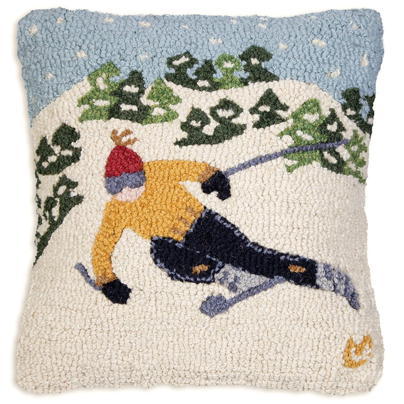 Tree Skier – 18″ x 18″