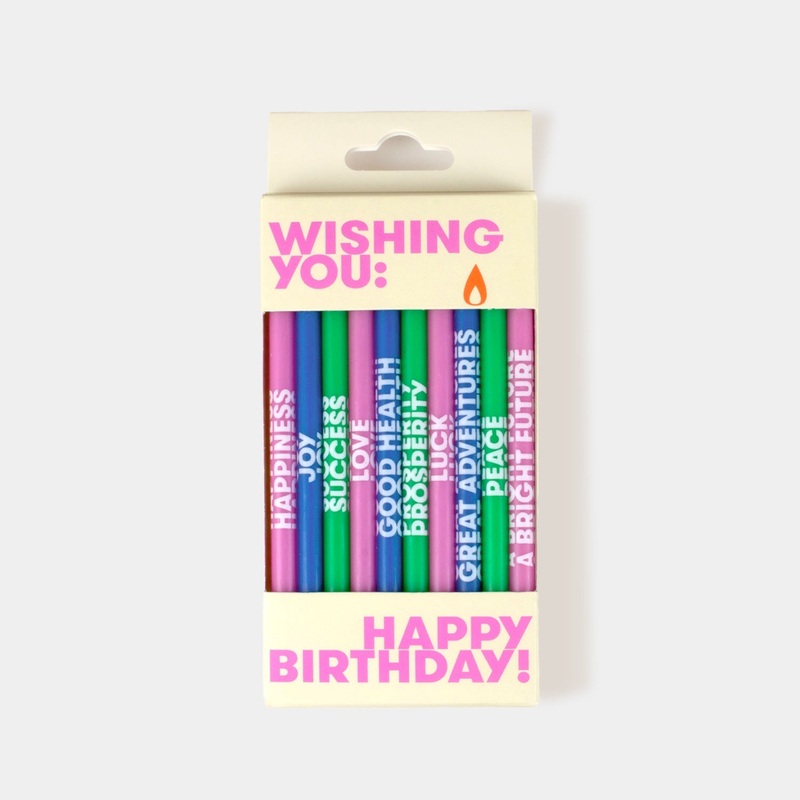 Wishing You: Birthday Candles – Multi-Color