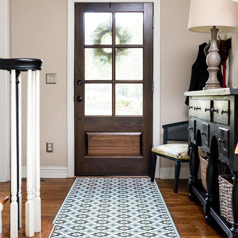 Sarah FloorFlat | Blue – Premium Vinyl Floor Mat