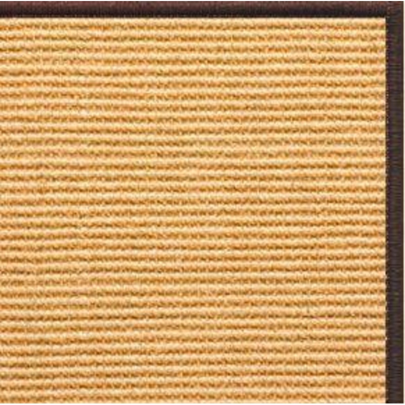 Tan Sisal Rug with Serged Border (Color 29338)