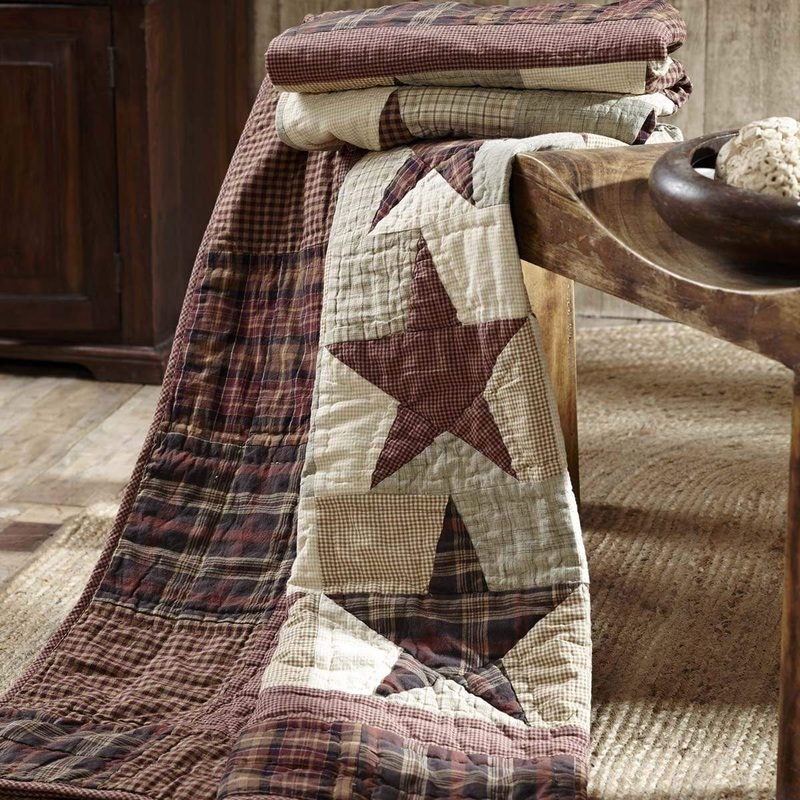 Abilene Star Quilted Throw 70×55