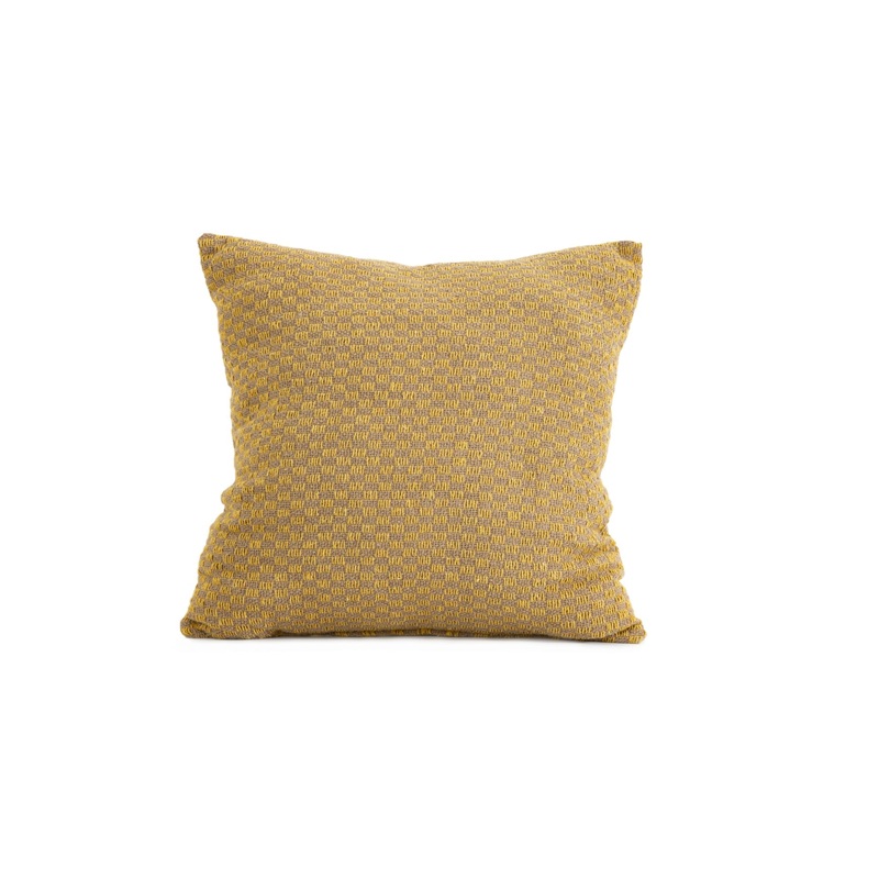 Chindi mini check cushion in butter