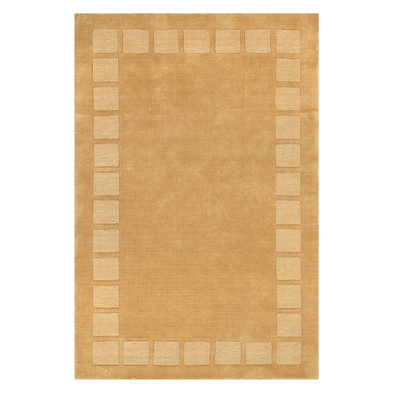 Petra High-Low Wool-Blend Rug | Golden Butter