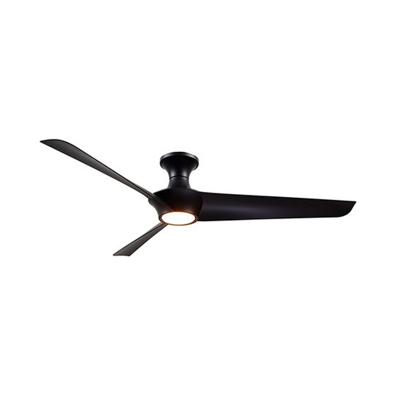 Emiko LED Flush Mount Ceiling Fan