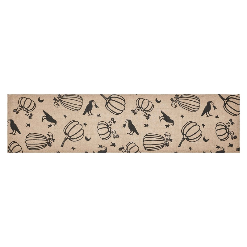 Raven Harvest Burlap Jute Runner 12×48
