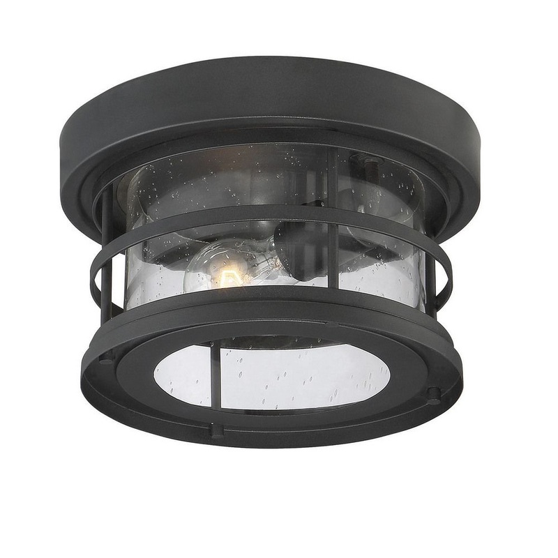 Savoy House 5-369-10 Barrett 1-lt 10″ Outdoor Ceiling Light