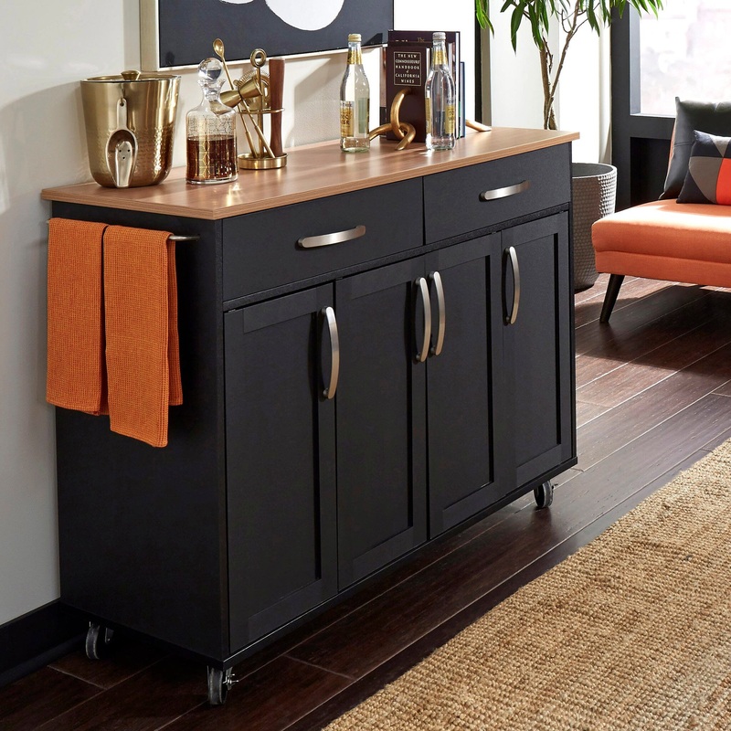 Traditional Kitchen Cart By Storage Plus