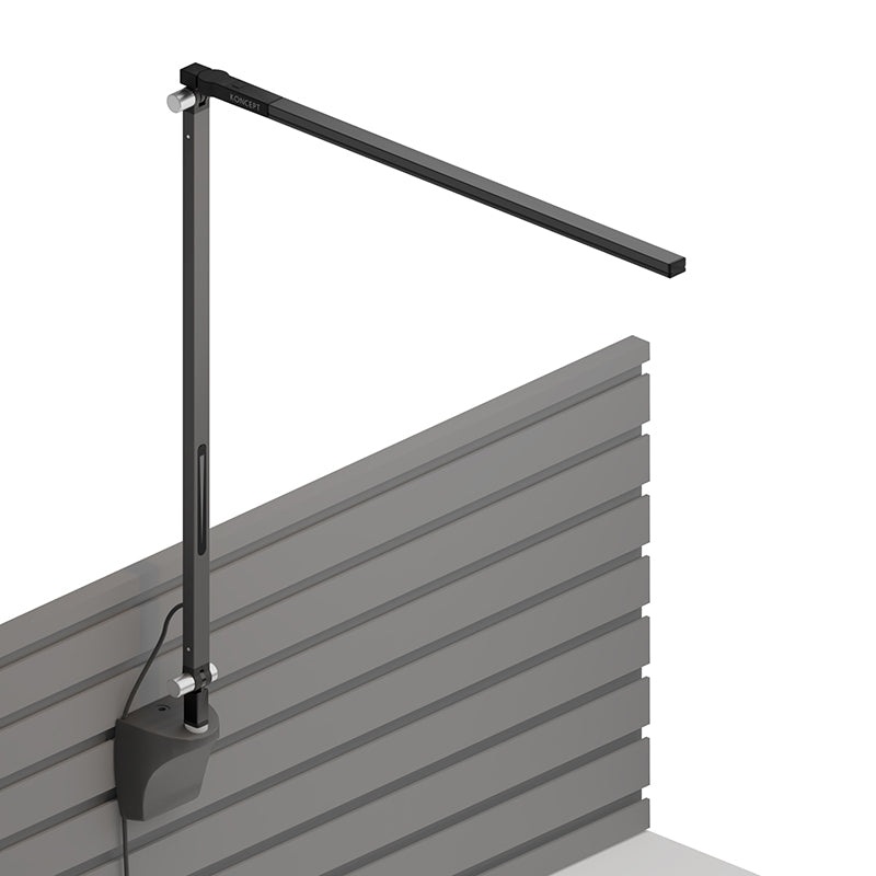 Koncept AR1000 Z-Bar Solo LED Desk Lamp, Slatwall Mount