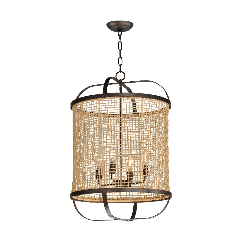 Maxim 22474 Cestino 4-lt 19″ Pendant