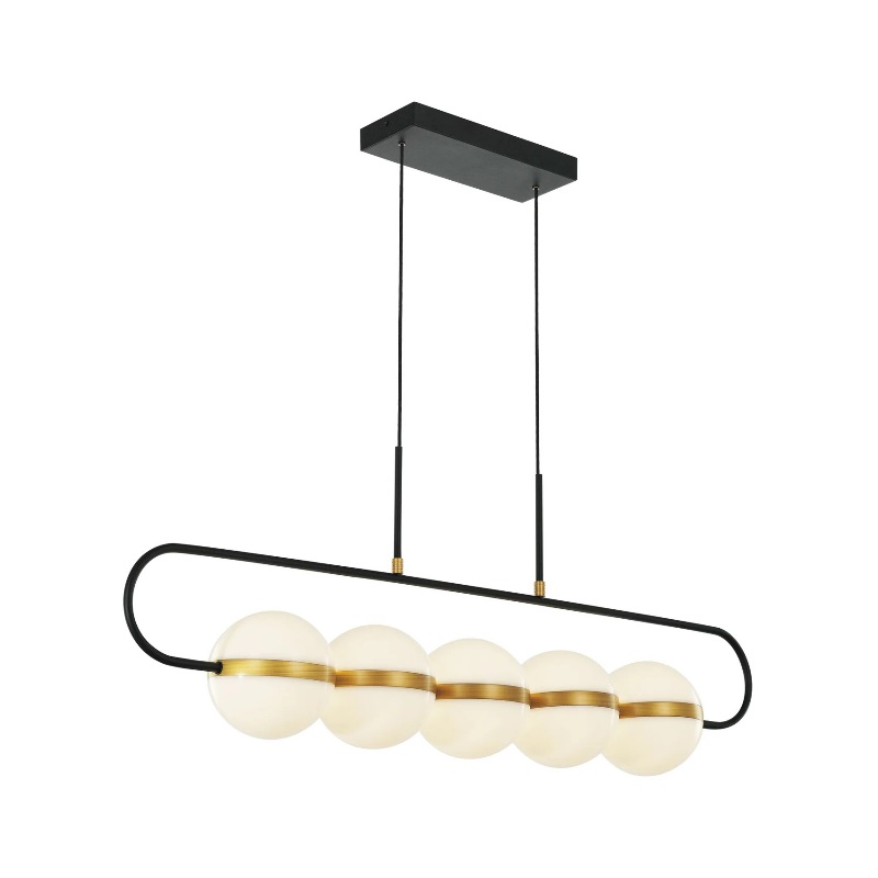 Alora LP302005 Tagliato 5-lt 43″ LED Linear Pendant