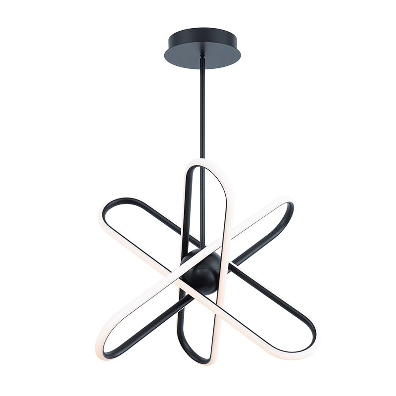 dweLED PD-37224 Valerius 3-lt 24″ LED Chandelier