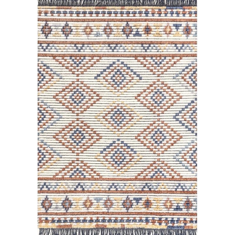 Ziala Colorful Aztec Rug | Beige