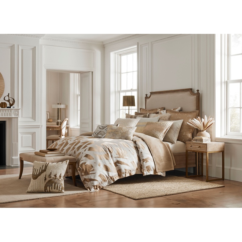 Ziya Gold Brushstroke Duvet