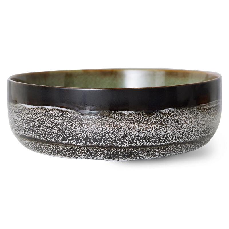 70s Ceramics Salad Bowl Rock On