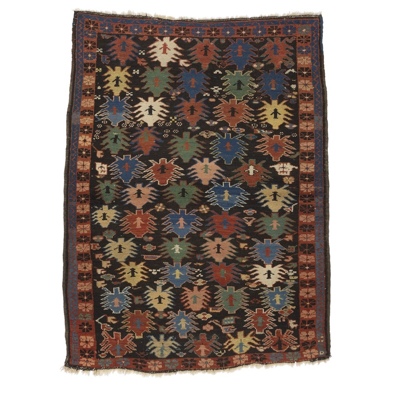 ANTIQUE CAUCASIAN SEYCHOUR 3’6″ X 4’7″