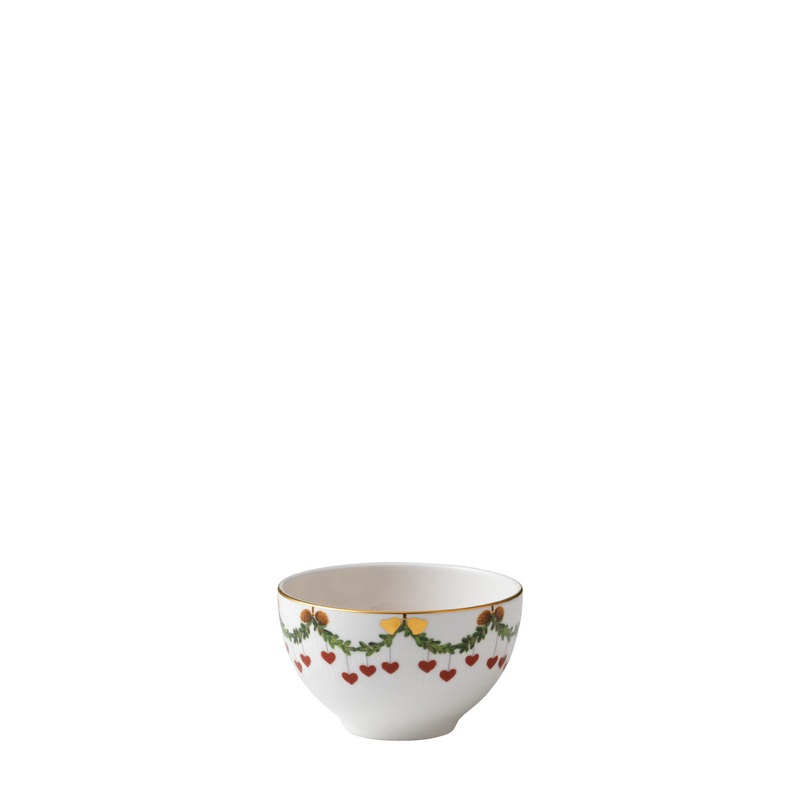 Star Fluted Christmas Chocolate Bowl